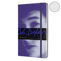 Блокнот Moleskine Bob Dylan средний фиолетовый LEBDQP060B