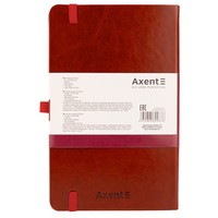 Книга записная Axent Partner Lux A5 125x195 мм 96 листов бордовая
