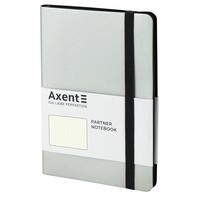 Записная книга Axent Partner Soft 125х195 серебристая 8312-34-A