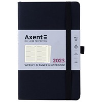 Еженедельник Axent 2023 Partner Soft черный 125х195 8506-23-01-A