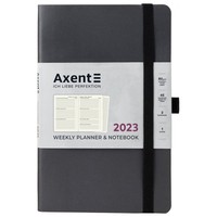 Еженедельник Axent 2023 Partner Soft серый 125х195 8506-23-03-A