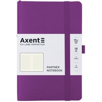 Фото Книга записная Axent Partner Soft Skin 125x195 мм 96 листов фиолетовая 8616-11-A