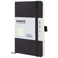 Книга записная Axent Partner Soft Skin 125x195 мм 96 листов черная 8616-01-A