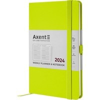 Еженедельник Axent 2024 Partner Strong 125х195 мм лимонный 8505-24-60-A