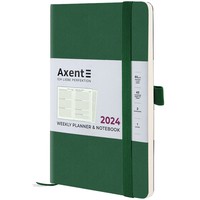 Еженедельник Axent 2024 Partner Soft Diamond 125x195 мм изумрудный 8518-24-55-A