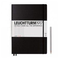 Записная книжка Leuchtturm Master Slim A4+  черная 334917