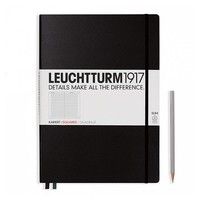 Записная книжка Leuchtturm Master Slim A4+  черная 310174