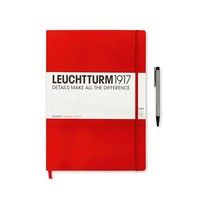 Записная книжка Leuchtturm Master Slim A4+  красная 343314