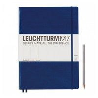 Записная книжка Leuchtturm Master Slim A4+  темно-синяя 342928