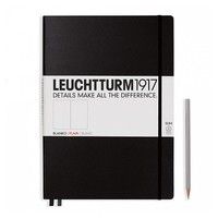 Записная книжка Leuchtturm Master Slim A4+  черная 330754