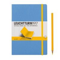 Записная книжка Leuchtturm Средняя би-колор васильковый-желтый 343152