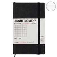 Карманная записная книжка Leuchtturm черная 329869
