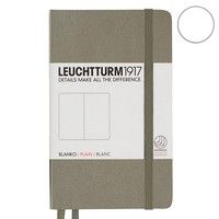Карманная записная книжка Leuchtturm серо-коричневая 339595