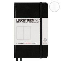 Карманная записная книжка Leuchtturm черная 333915