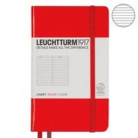 Карманная записная книжка Leuchtturm красная 308998