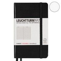 Карманная записная книжка Leuchtturm черная 318898