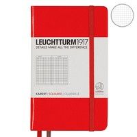 Карманная записная книжка Leuchtturm красная 332077