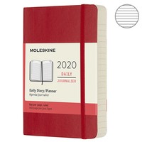 Ежедневник Moleskine 2020 маленький красный DSF212DC2Y20
