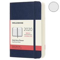 Ежедневник Moleskine 2020 маленький сапфир DSB2012DC2Y20