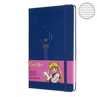 Блокнот Moleskine Sailor Moon средний синий LESRQP060A