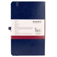 Фото Книга записная Axent Partner Lux A5 125x195 мм 96 листов синяя