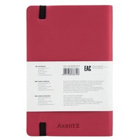 Книга записная Axent Partner Soft A5 125x195 мм 96 листов красная