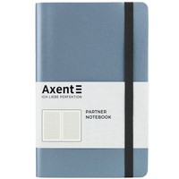Фото Книга записная Axent Partner Soft A5 125x195 мм 96 листов серебристо-синяя