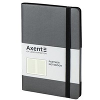 Фото Книга записная Axent Partner Soft A5 125x195 мм 96 листов серебристая