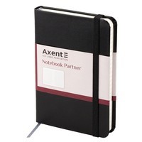 Книга записная Axent Partner A6 95x140 мм 96 листов чёрная