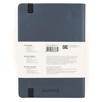 Фото Записная книга Axent Partner Soft 125х195 серебристо-синяя 8310-14-A