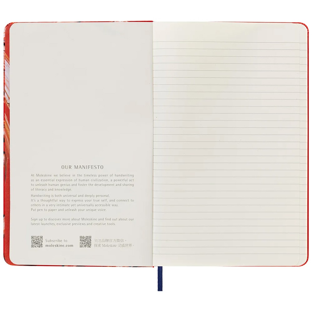 Записная книжка Moleskine Year of the Tiger средний линия красный канва 8056420858532