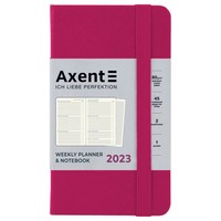 Еженедельник Axent 2023 Pocket Strong малиновый 90х150 8508-23-50-A