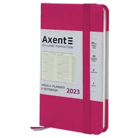Еженедельник Axent 2023 Pocket Strong малиновый 90х150 8508-23-50-A