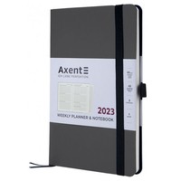 Еженедельник Axent 2023 Partner Soft серый 125х195 8506-23-03-A