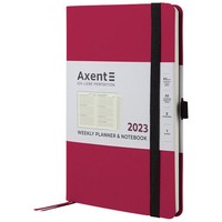 Еженедельник Axent 2023 Partner Soft фуксия 125х195 8506-23-10-A
