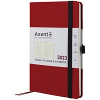 Еженедельник Axent 2023 Partner Soft бордо 125х195 8506-23-37-A