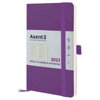 Фото Еженедельник Axent 2023 Partner Soft Skin фиолетовый 125х195 8509-23-11-A