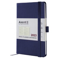 Еженедельник Axent 2023 Partner Lines темно синий 125х195 8515-23-02-A