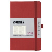 Еженедельник Axent 2023 Partner Lines красный 125х195 8515-23-05-A
