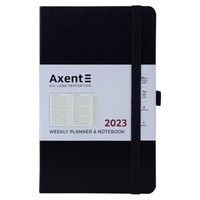 Еженедельник Axent 2023 Partner Strong черный 125х195 8505-23-01-A