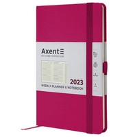 Еженедельник Axent 2023 Partner Strong малиновый 125х195 8505-23-50-A