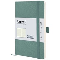 Фото Книга записная Axent Partner Soft Skin 125x195 мм 96 листов серо-лазурная 8616-48-A