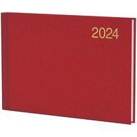 Еженедельник Brunnen 2024 Miradur карманный красный 73-755 60 204