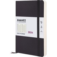 Ежедневник Axent 2024 Partner Soft Skin 145х210 мм черный 8810-24-01-A