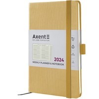 Еженедельник Axent 2024 Partner Lines 125х195 мм песочный 8515-24-53-A