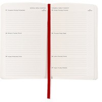 Фото Еженедельник Axent 2025 Partner City Soft 125x195 мм бордовый 8521-25-04-A