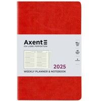 Фото Еженедельник Axent 2025 Partner City Soft 125x195 мм красный 8521-25-03-A