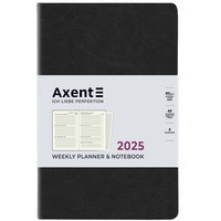 Фото Еженедельник Axent 2025 Partner City Soft 125x195 мм черный 8521-25-01-A