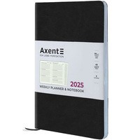 Фото Еженедельник Axent 2025 Partner City Soft 125x195 мм черный 8521-25-01-A