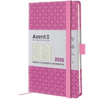 Фото Еженедельник Axent 2025 Partner Gently 125x195 мм розовый 8522-25-03-A